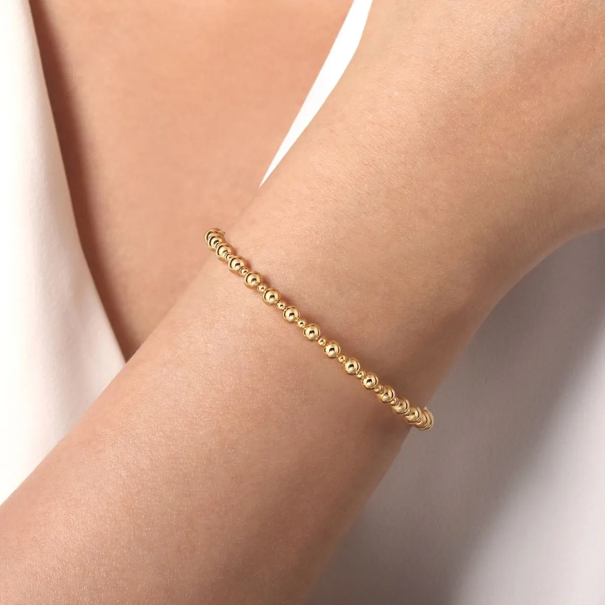 14K Yellow Gold Bujukan Open Bangle - BG4602-62Y4JJJ