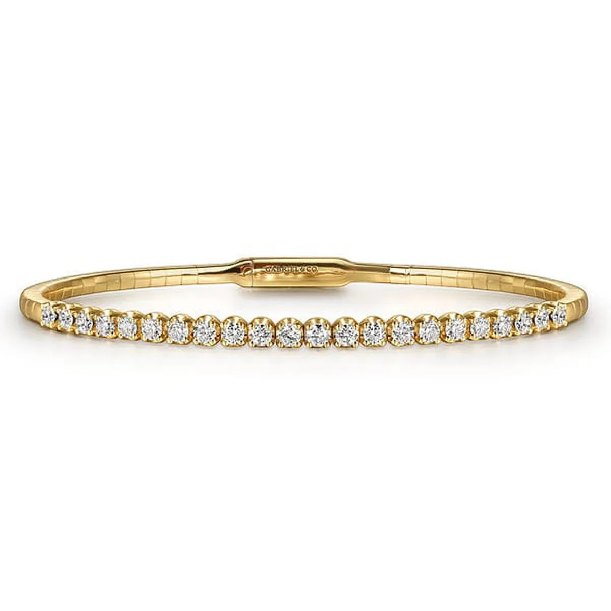 14K Yellow Gold Diamond Bangle - BG3975-62Y45JJ