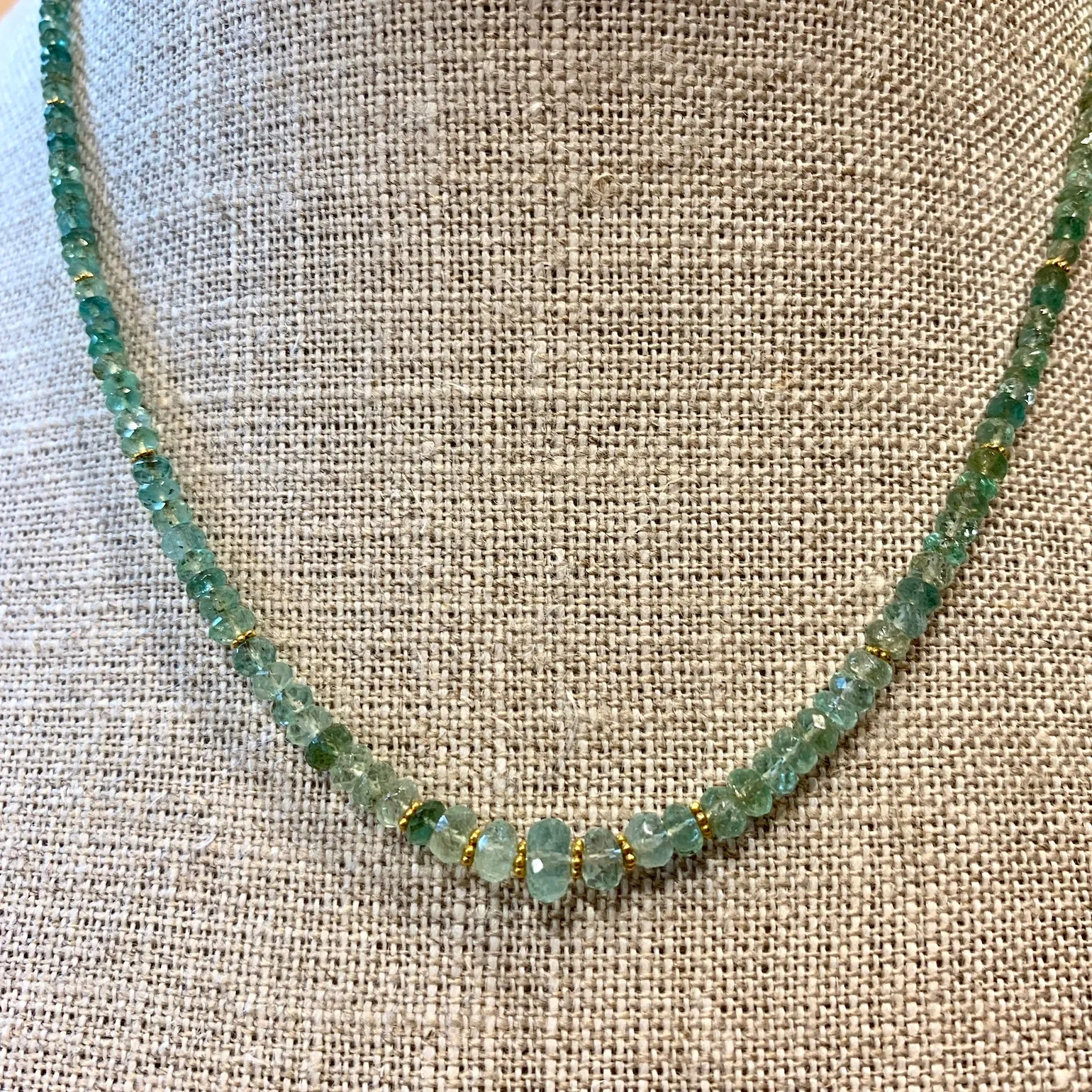 18 Karat Gold & Emerald Necklace