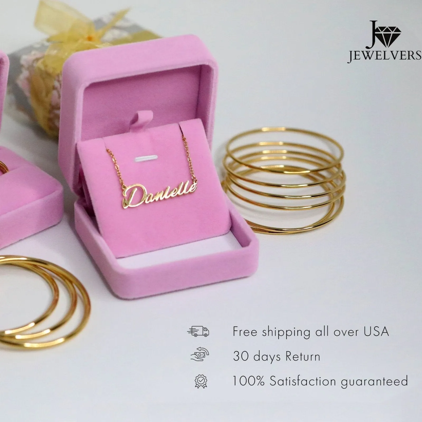 18K Gold-Filled Square Hoop Earrings