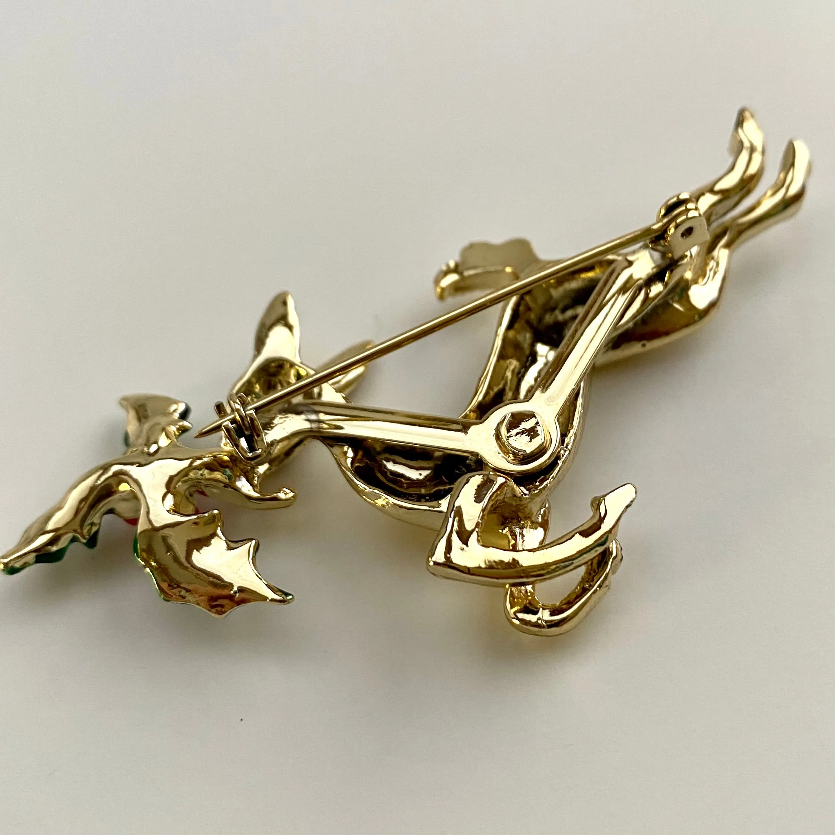 1960s Holiday Reindeer Brooch