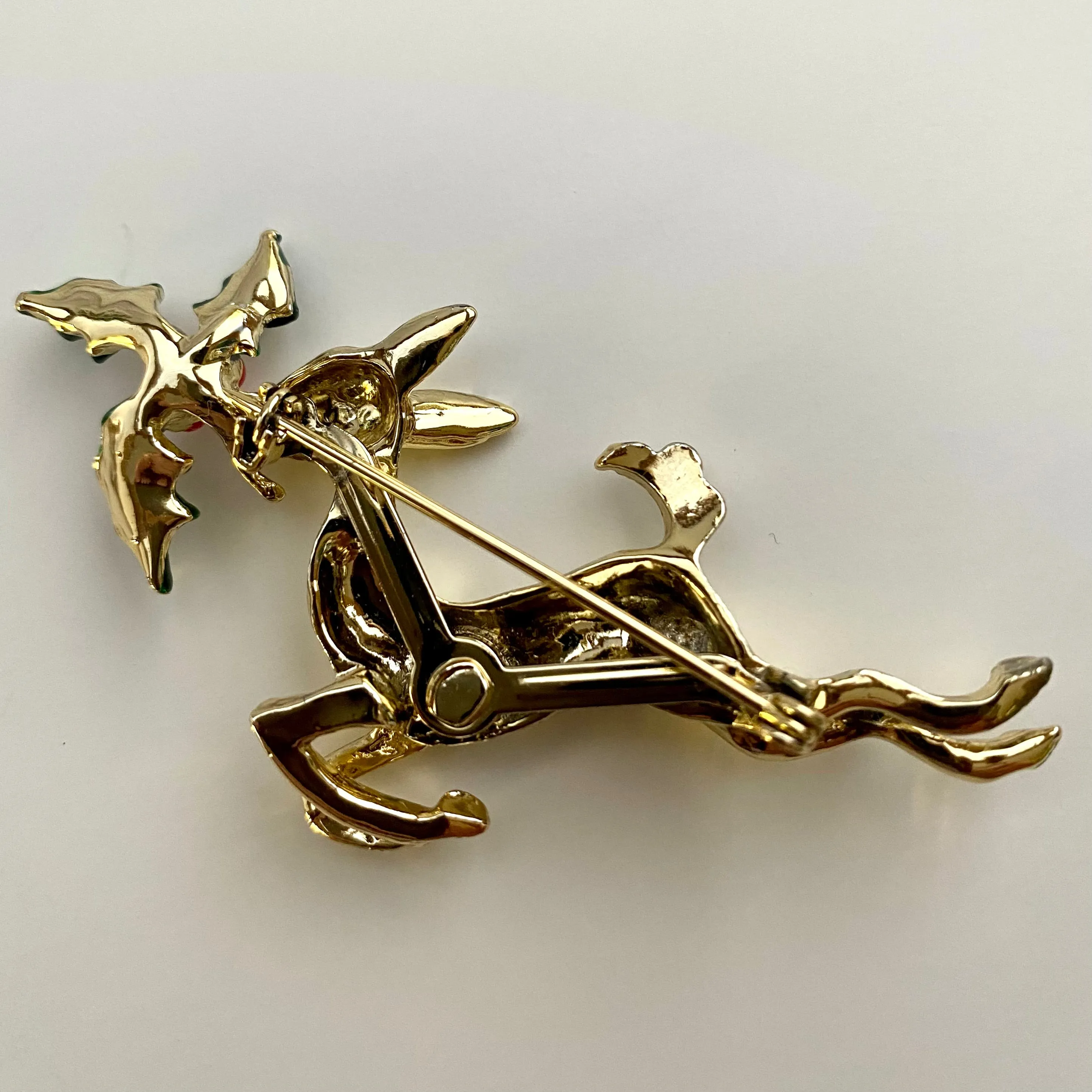 1960s Holiday Reindeer Brooch