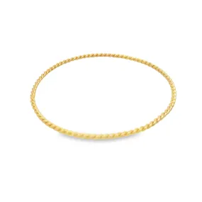 2mm Tight Twisted Closed Bangle (B63)