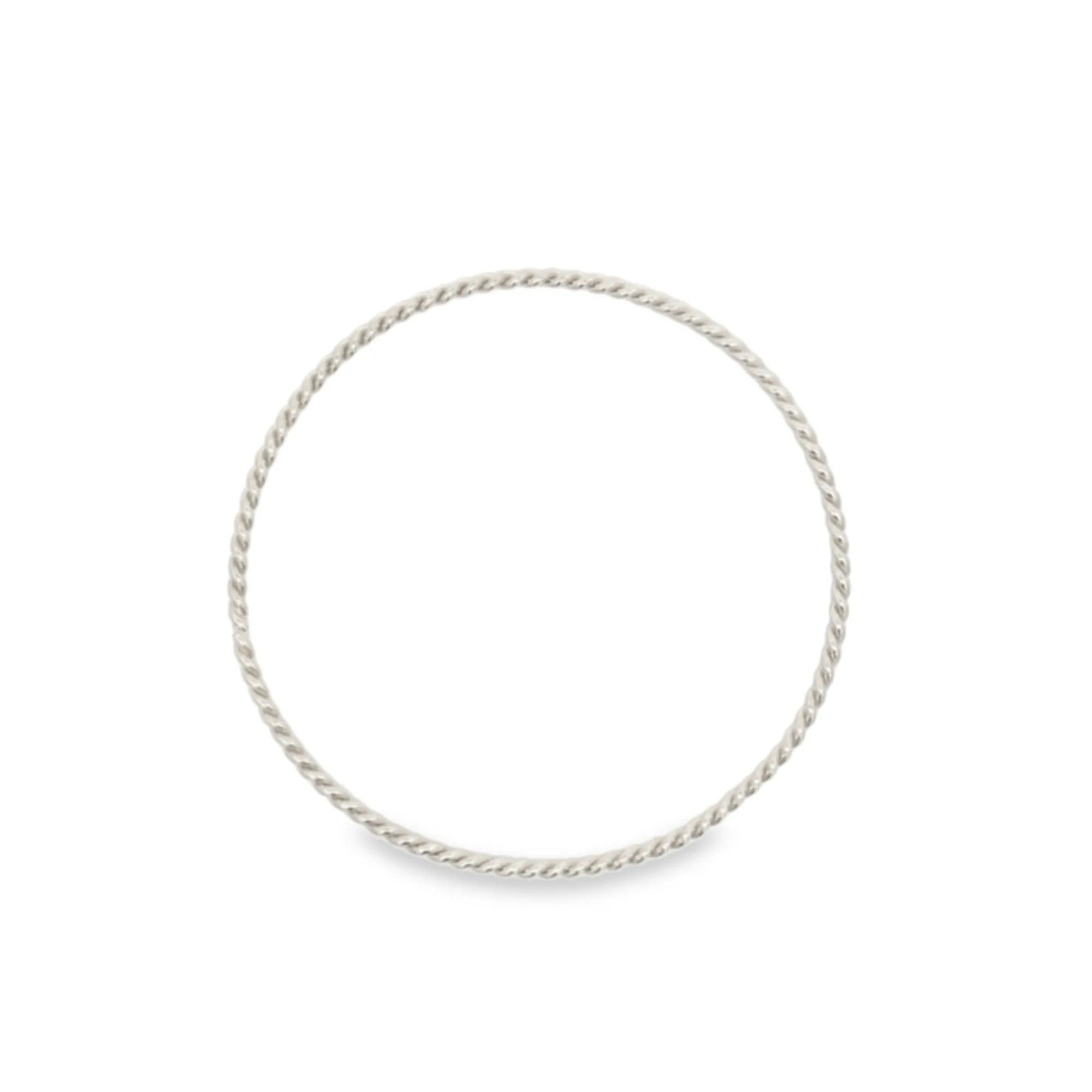 2mm Tight Twisted Closed Bangle (B63)