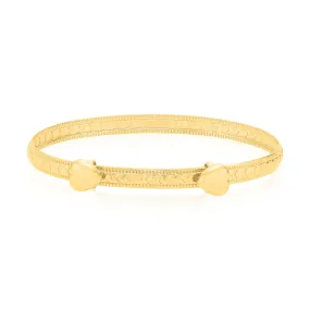 9ct Yellow Gold 45mm Expand Bangle