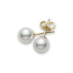 Akoya Cultured Pearl Stud Earrings