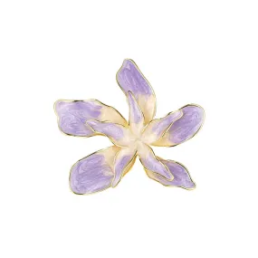 Alloy Bauhinia Gradient Color Brooch