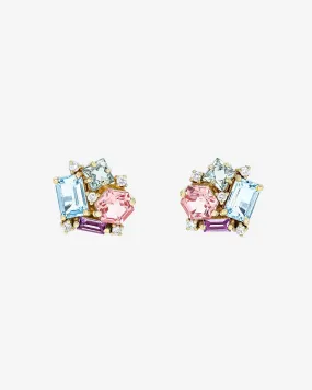 Amalfi Pastel Blossom Studs