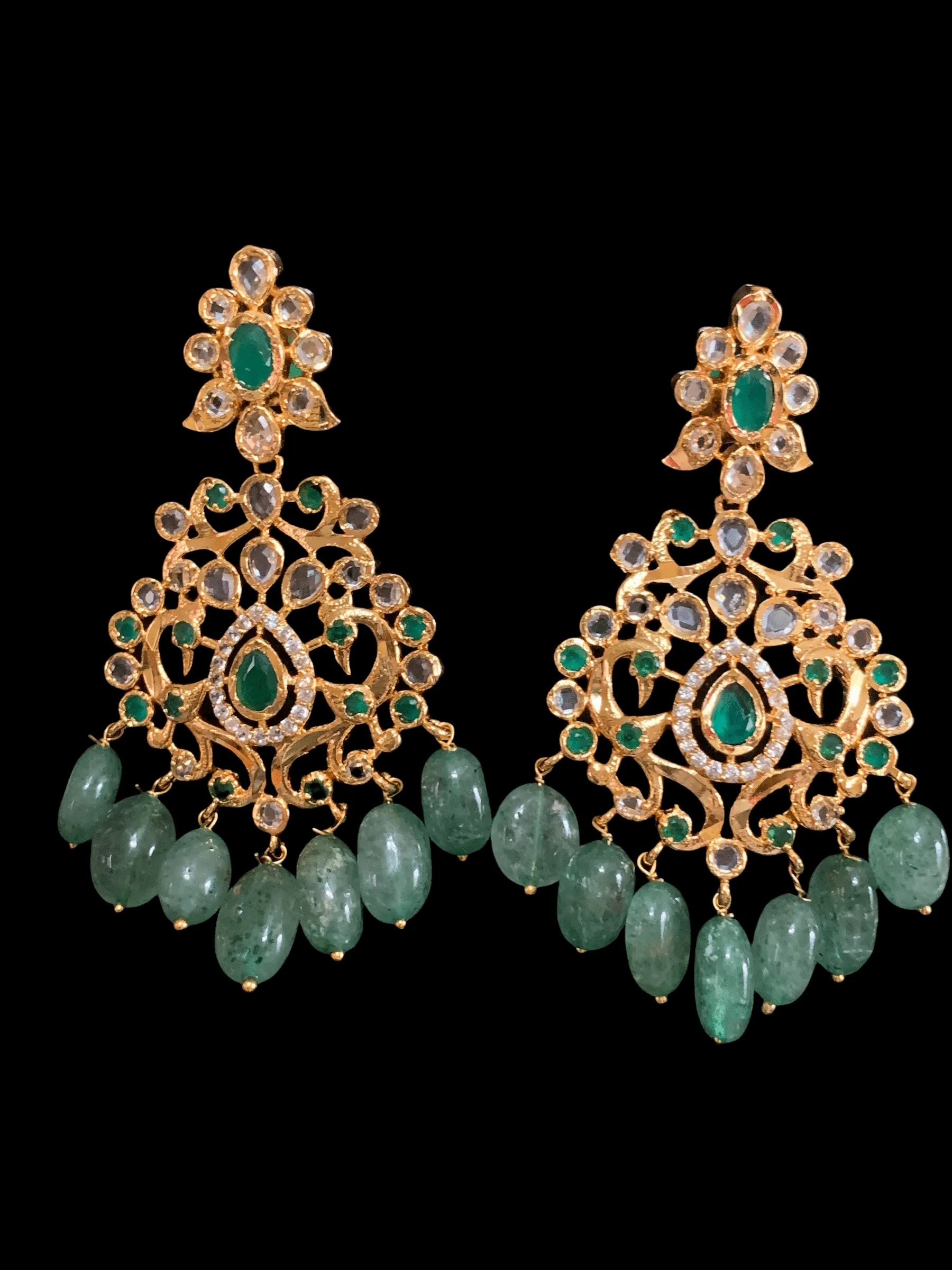 Amani emerald  necklace set (SHIPS IN 4 WEEKS    )