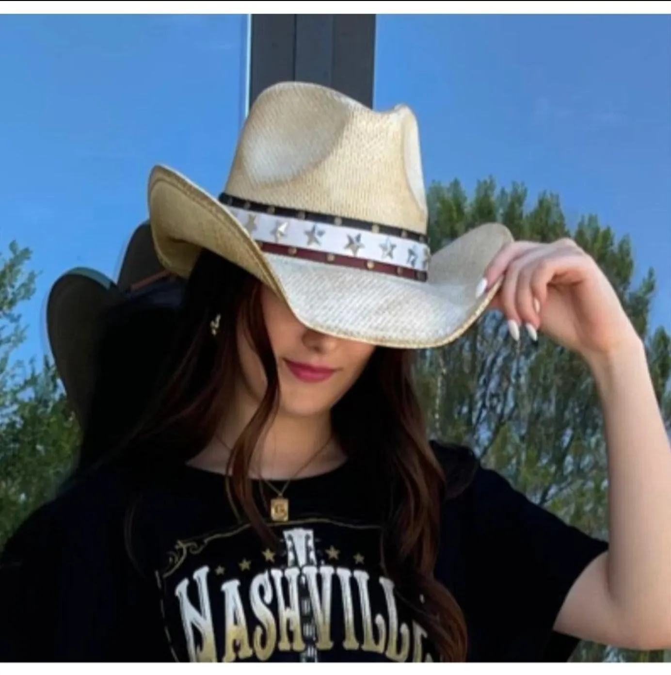 American Star Straw Cowboy Hat