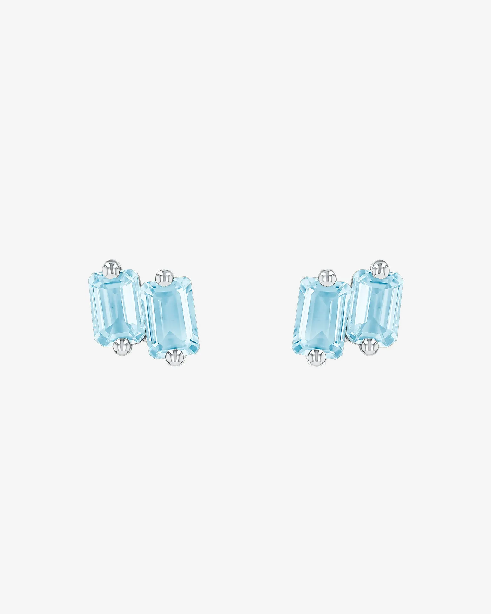 Ann Blue Topaz Studs