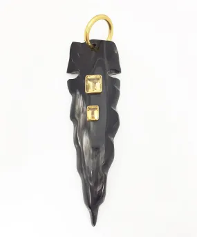 Ashley Pittman Mawindo Pendant Dark Horn