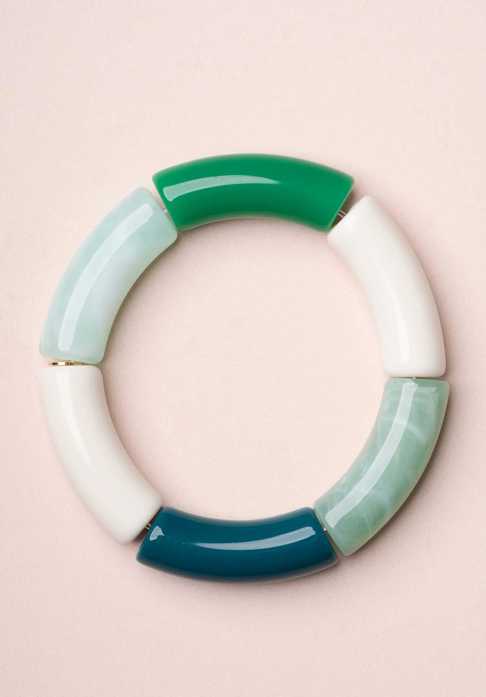 Bangle 23pabr01 Lithos Jonc Green-White