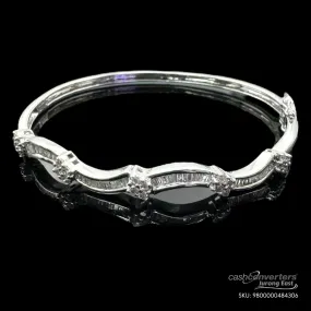 Bangle 750 White Gold Diamond