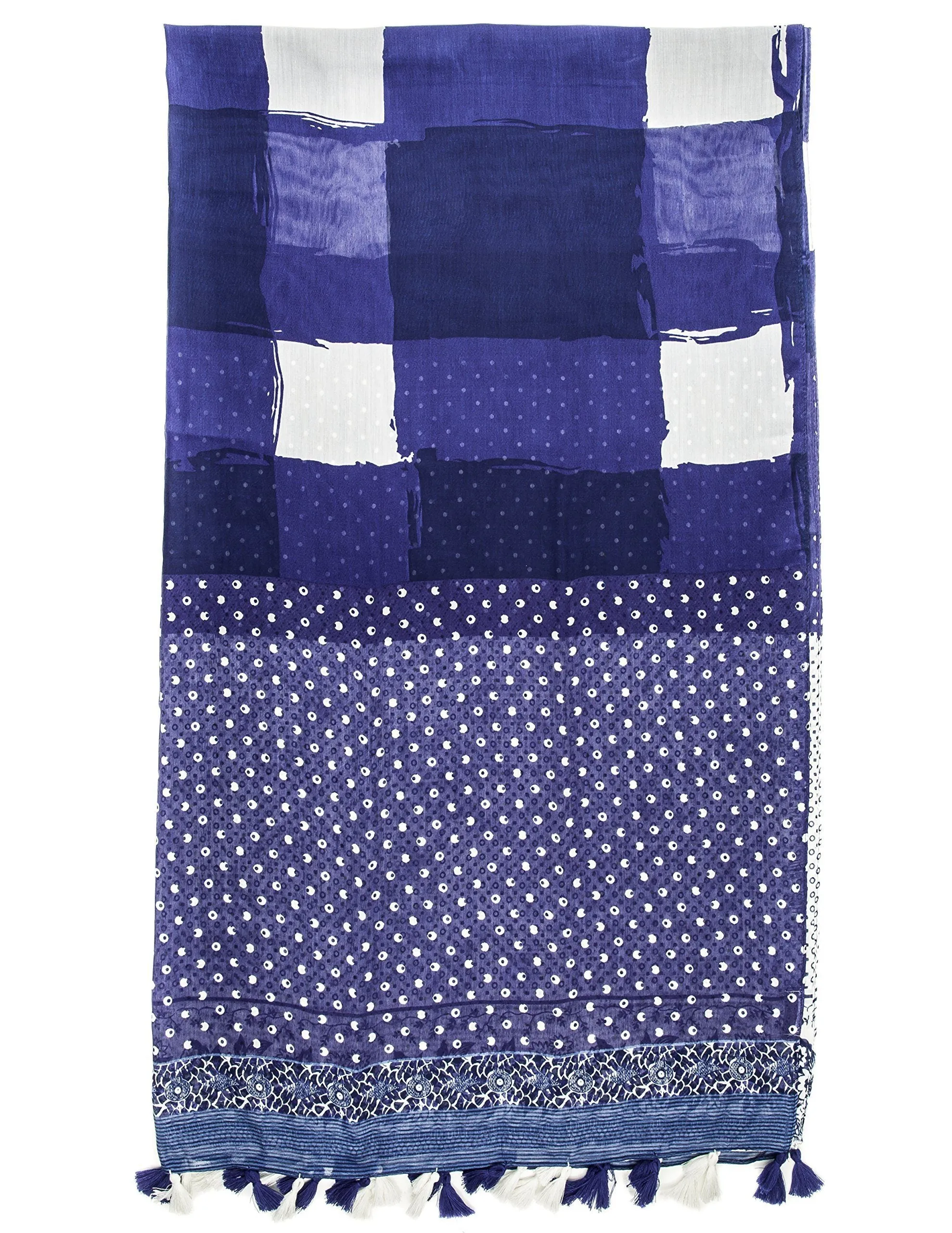 Benson Spring Scarf with Tassles