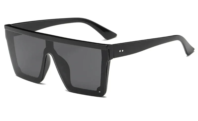 BLACK WAYFARER SUNGLASSES OVERSIZED