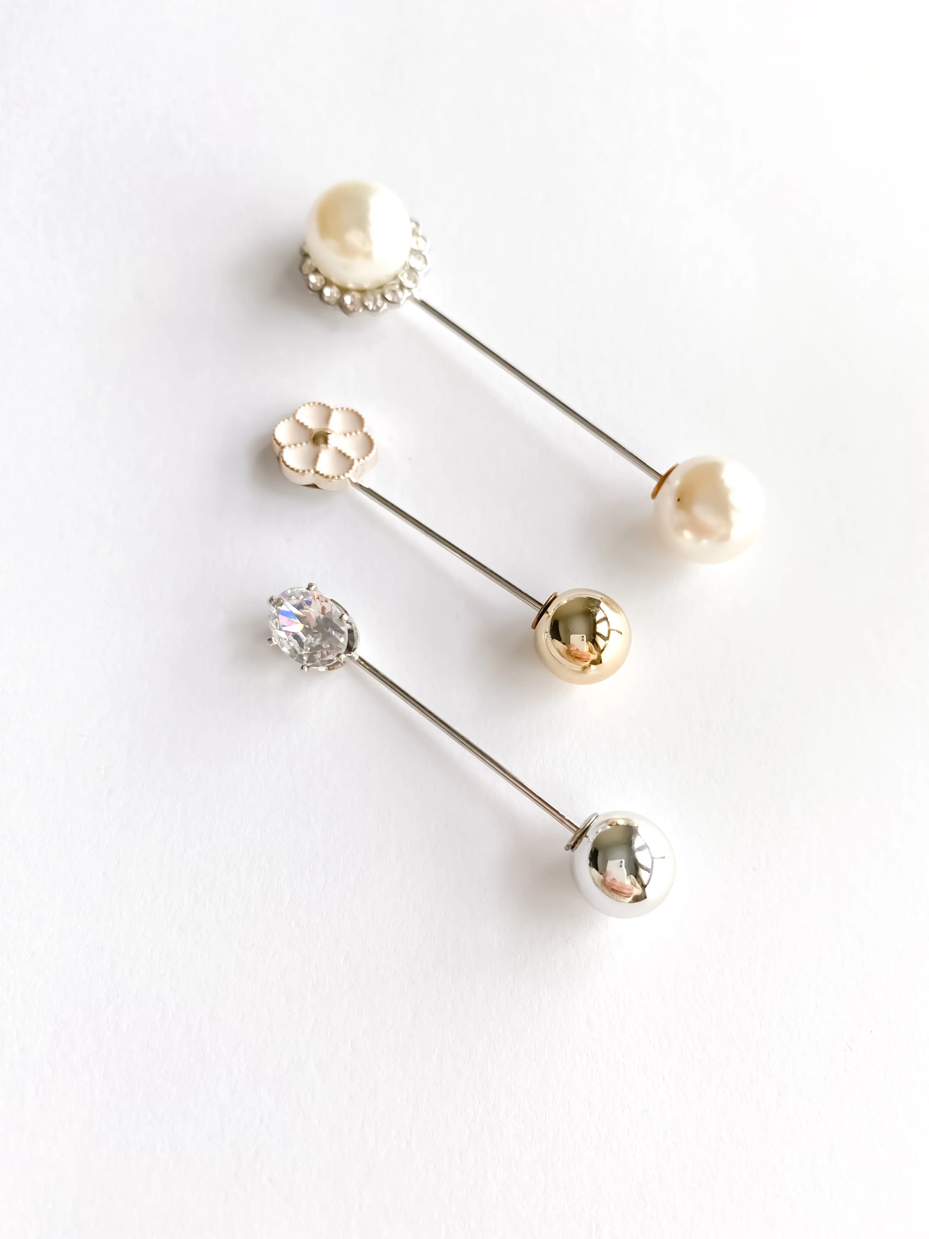 Brooch Pins - (Set of 3)