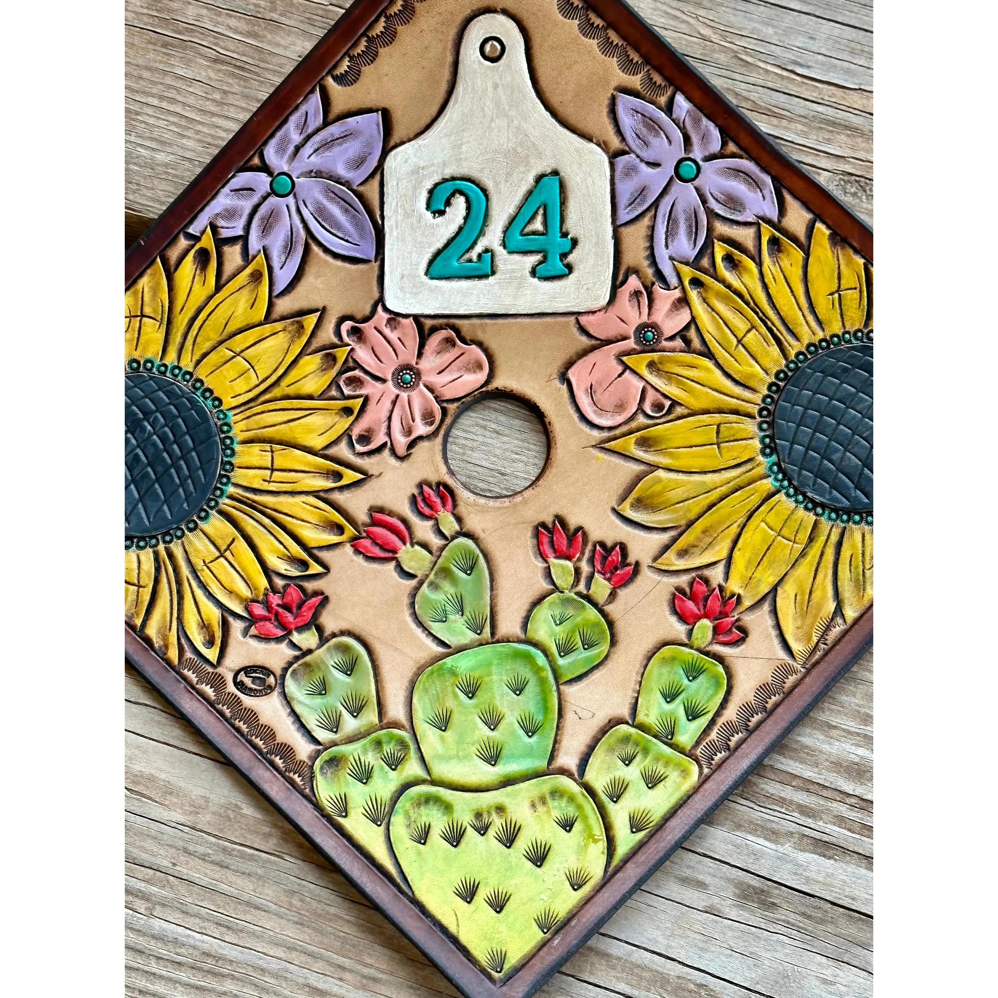 Cactus & Sunflower 24 Grad Cap Topper RTS