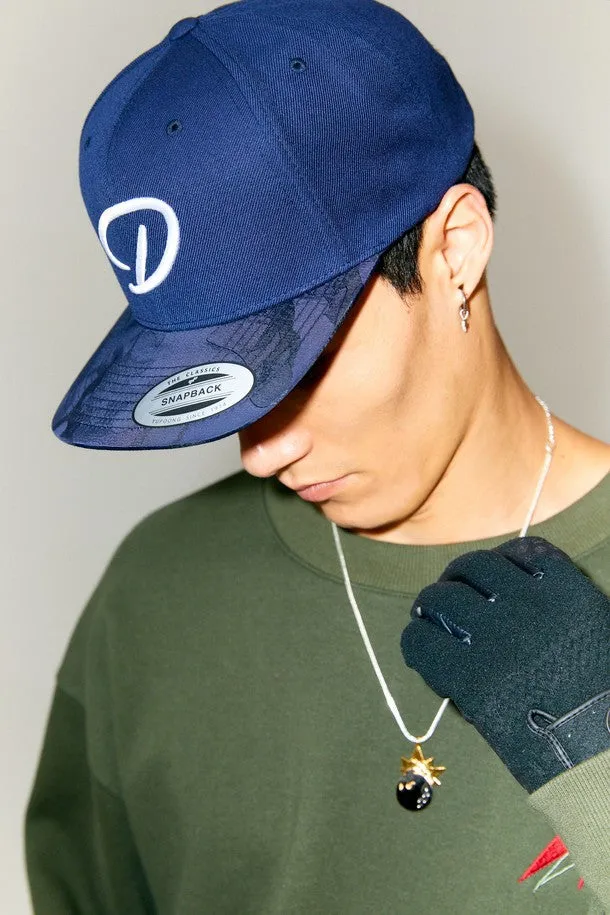 Camouflage Snapback_Navy