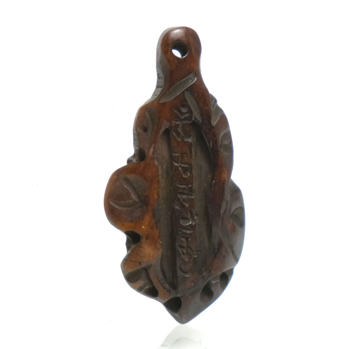 Carved Bone Pendant