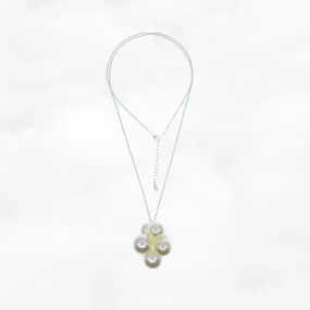 Celestial Cloud Long Pearl Necklace