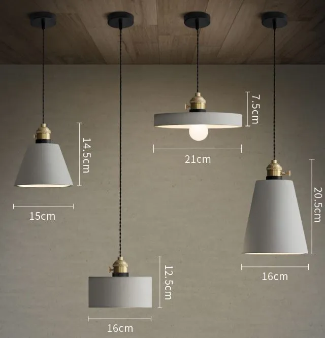 Cenarjor Cement Cone Pendant Lamp