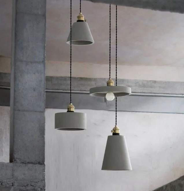 Cenarjor Cement Cone Pendant Lamp