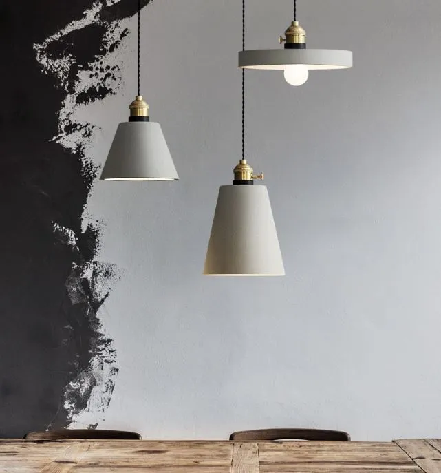 Cenarjor Cement Cone Pendant Lamp