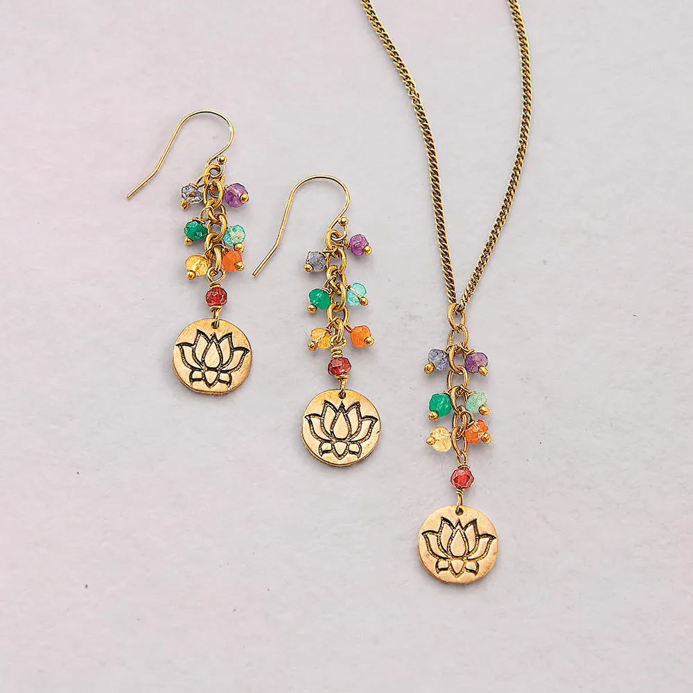 Chakra Lotus Necklace