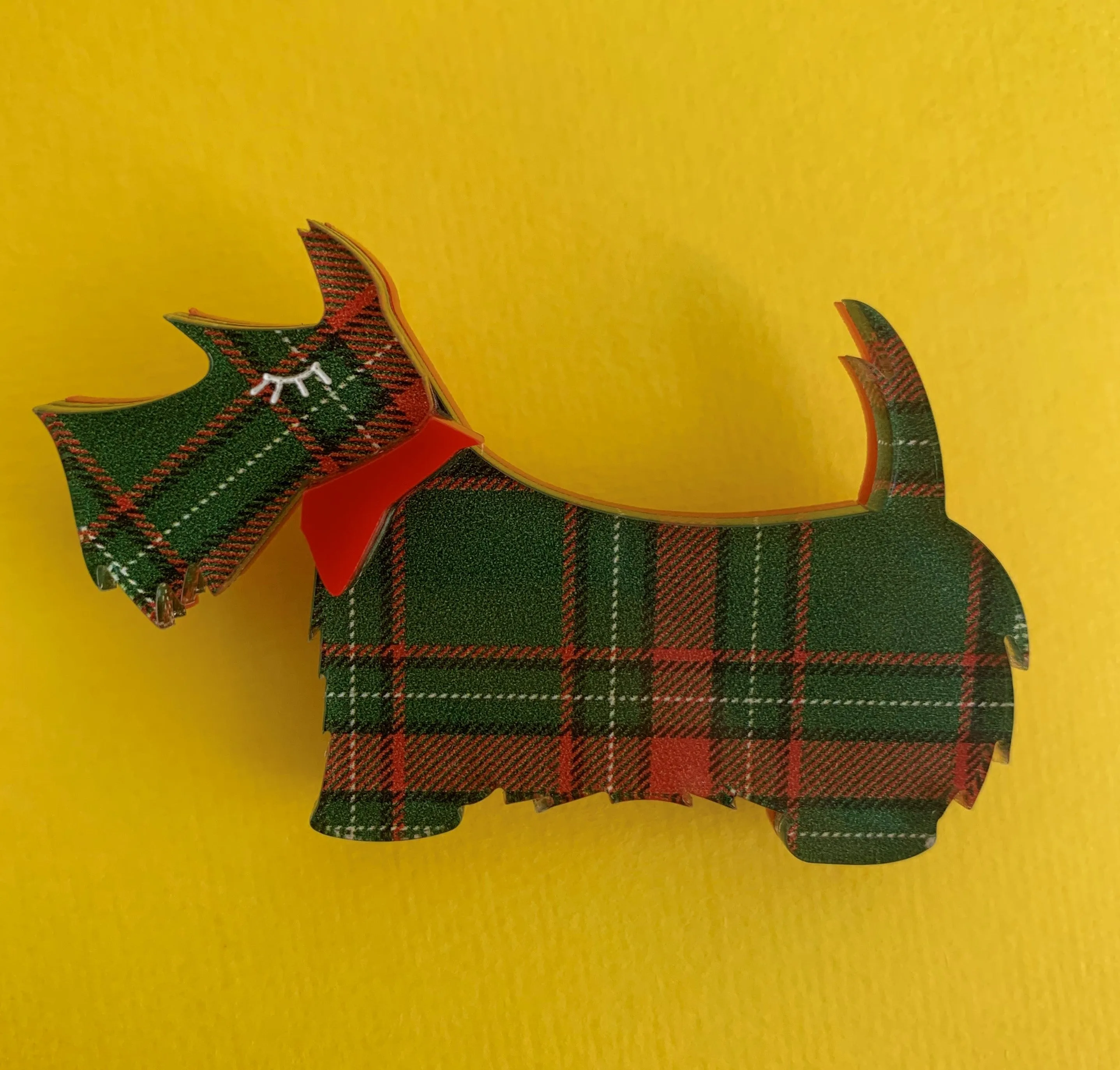 Christmas Scotty - Brooch - Set of 4