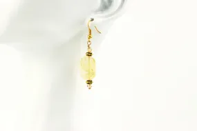 Citrine and Pearl Combination Earrings