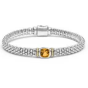 Citrine Caviar Bracelet | 6mm (Size M)