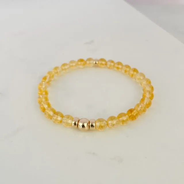 Citrine Crystal Bracelet