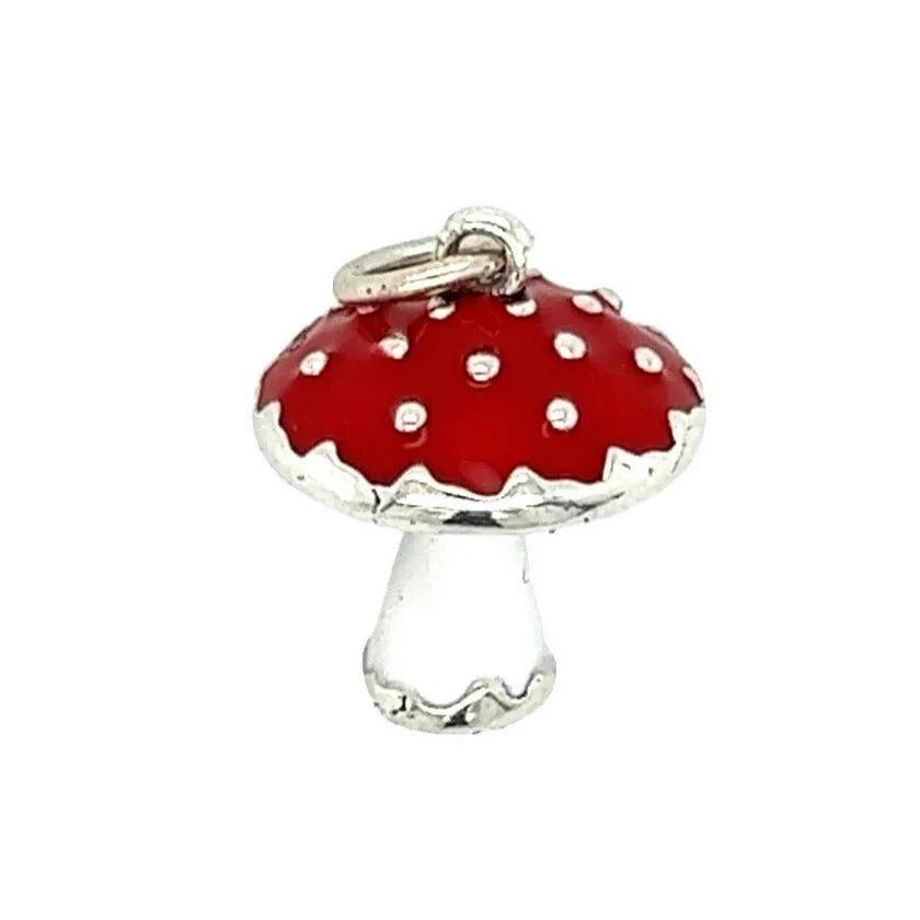 D1343 Red Mushroom Pendant