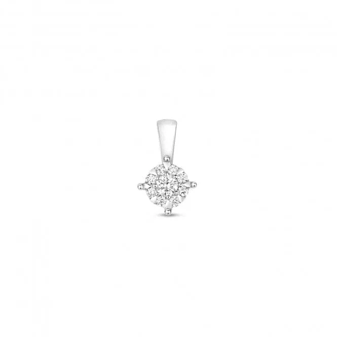 Diamond Jewellery 9ct Gold Diamond Brilliant Range Pendant PD127W