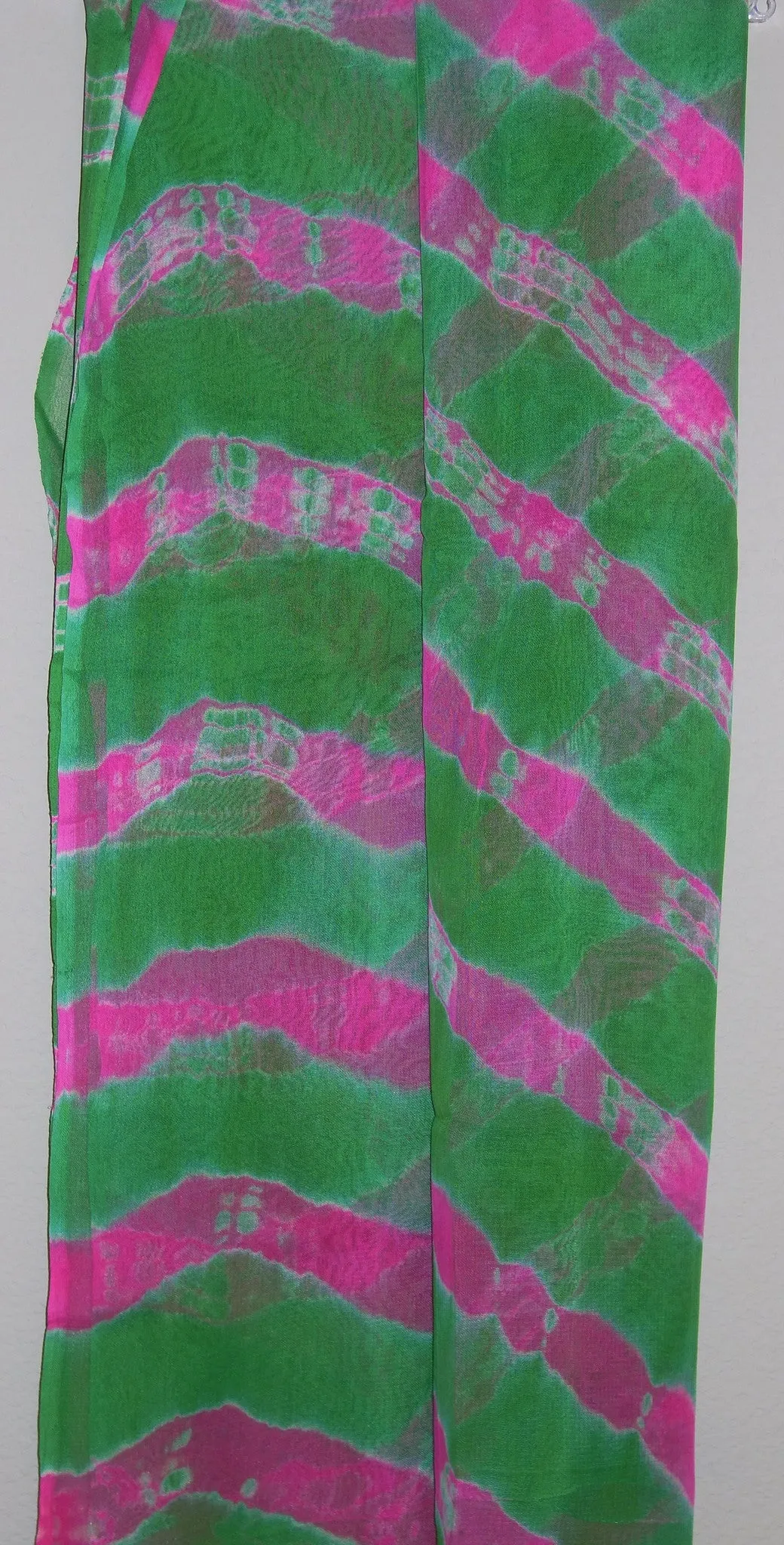 Dupatta Chiffon Pink Scarf