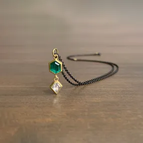 Emerald & Diamond Pendant