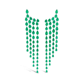 Emerald Cascade Earrings