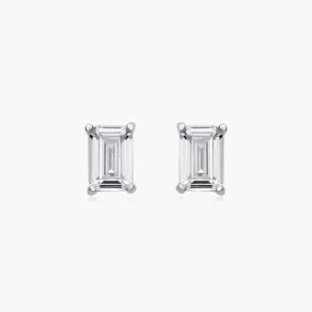 Emerald Cut Studs (Pair)