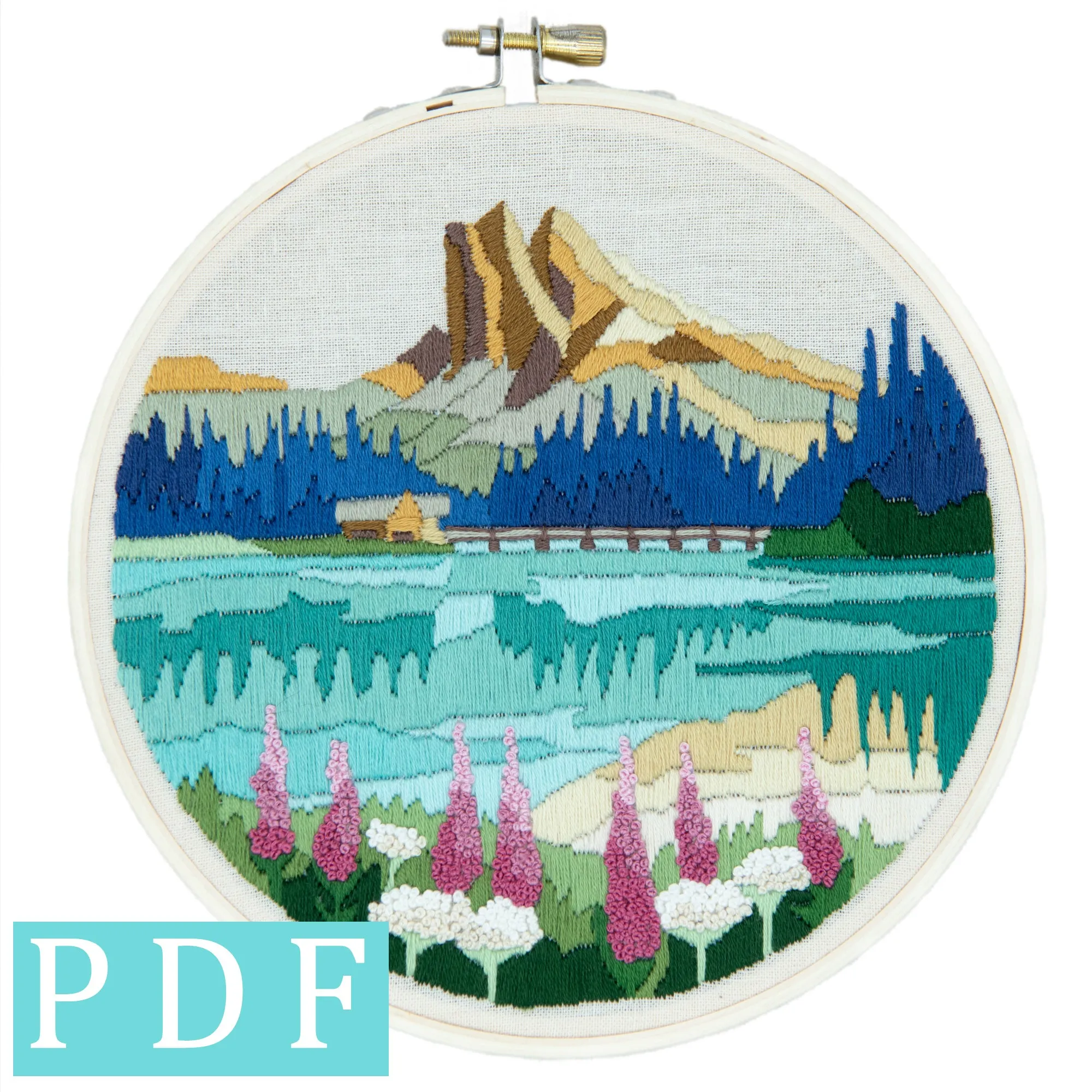 Emerald Lake PDF Pattern