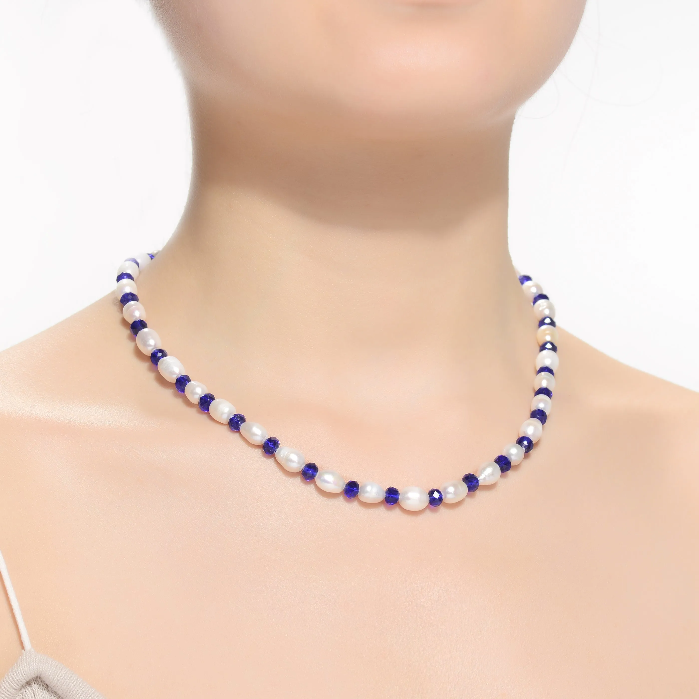 Emma Zirconia Bead Necklace