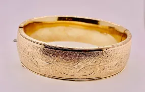 Estate Gold Filled Bangle Bracelet