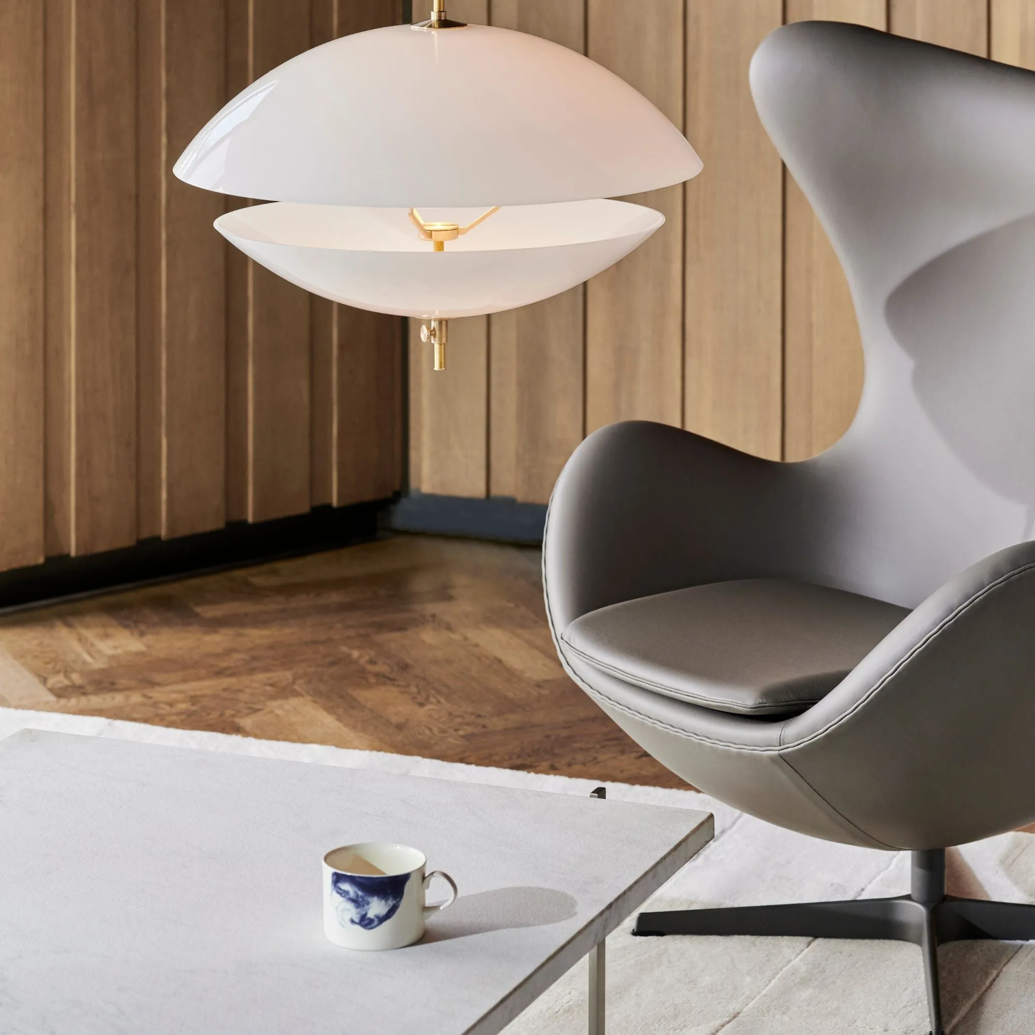 Fritz Hansen Clam Pendant Light