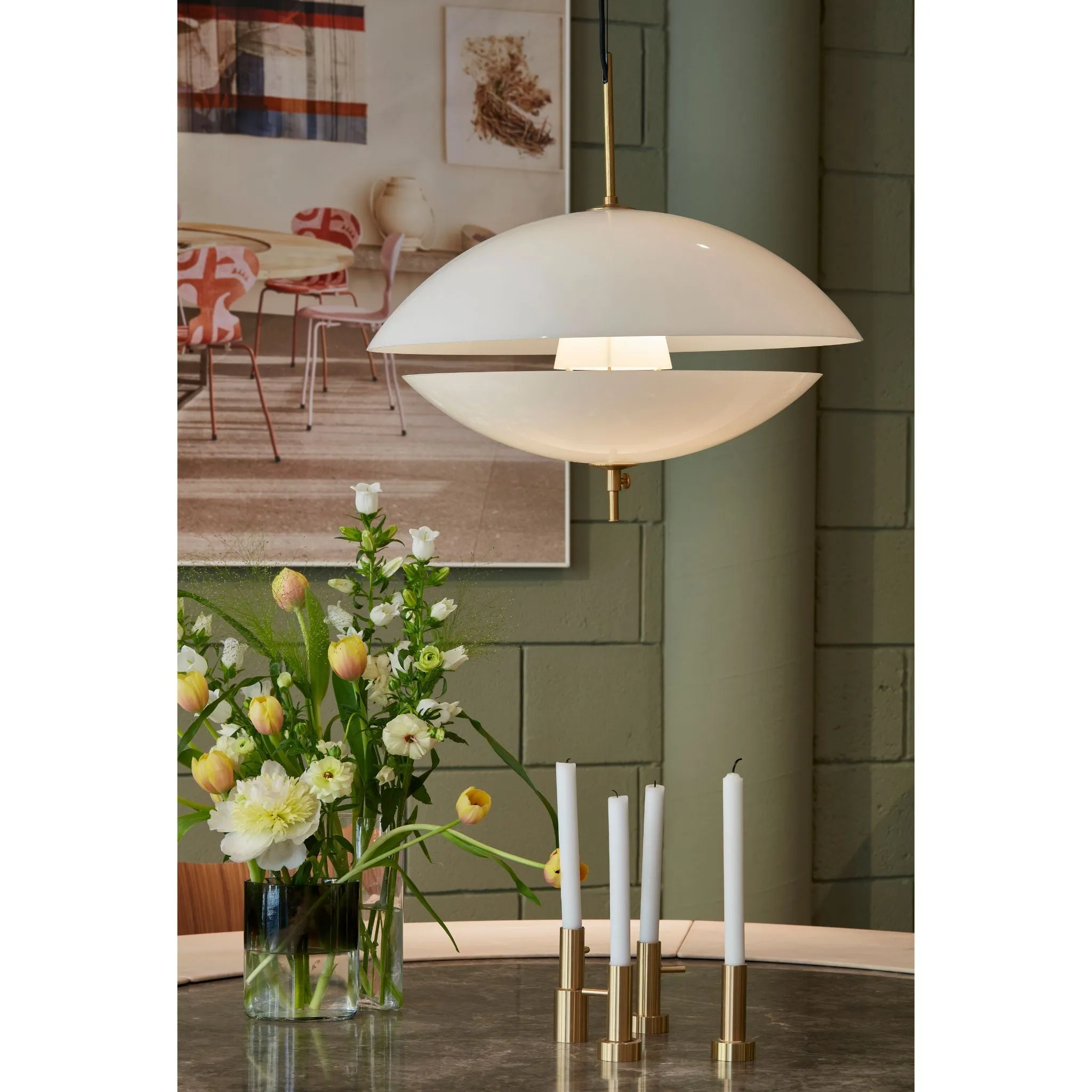 Fritz Hansen Clam Pendant Light