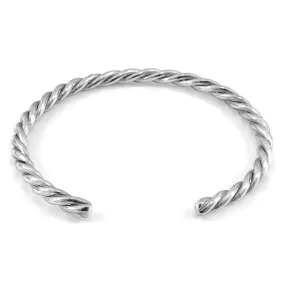 GAMMELL FULL ROPE WAYFARER SILVER BANGLE