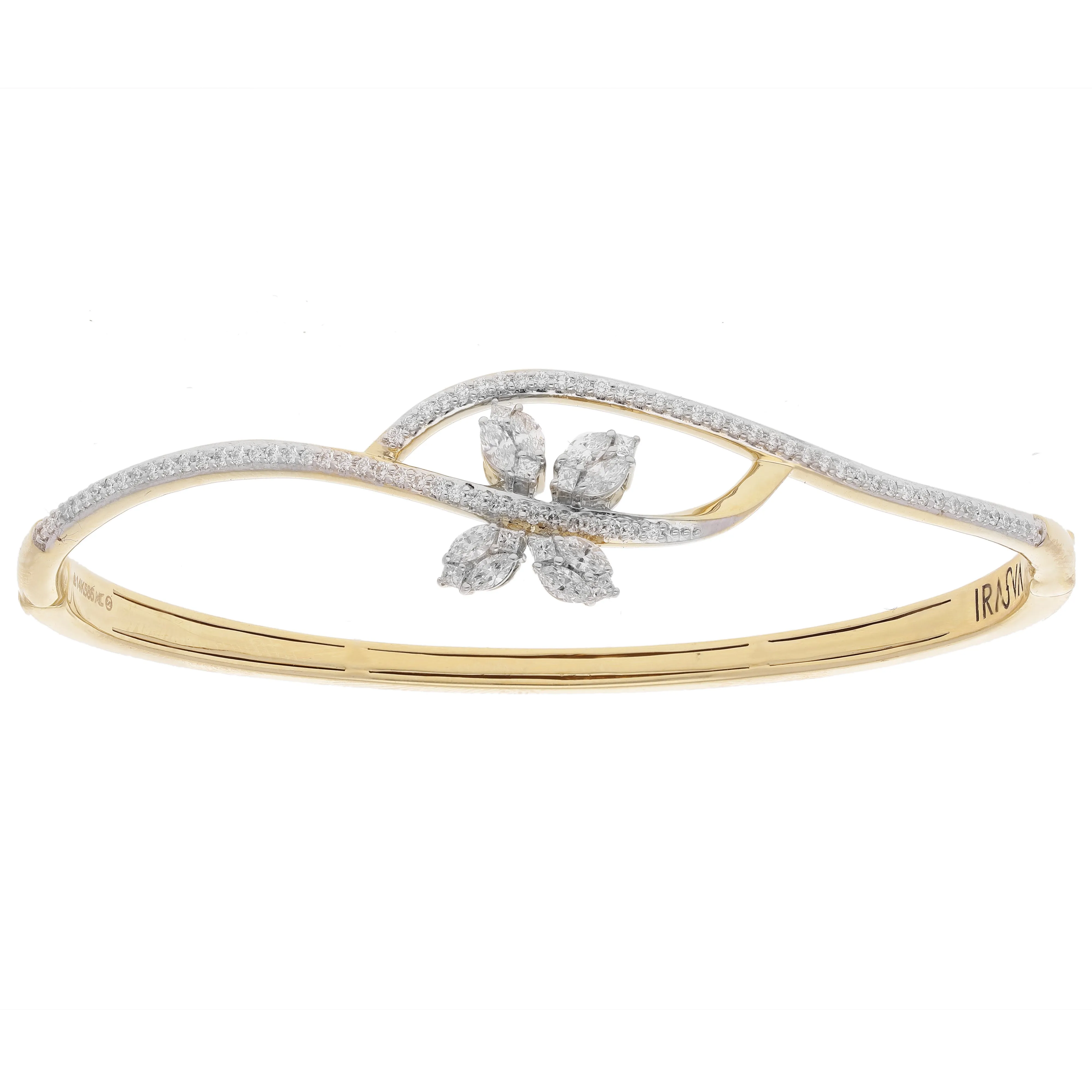 Gardenia Diamond Bangle