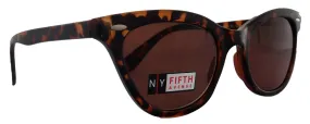 Gatsby, High-End Line Bifocal (Clear On Top) Reading Sunglasses for Women OR Non-Bifocal Readers Sunglasses (Brown Tortoiseshell) NY Fifth Avenue