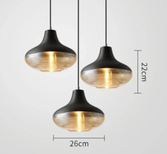 Gerd Gorgeous Glass Modern Pendant Light