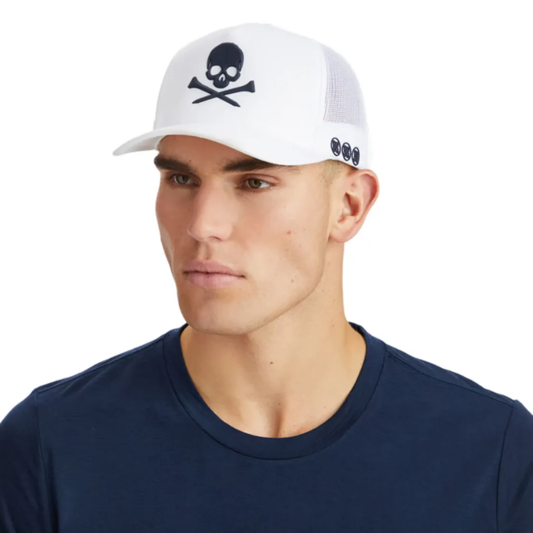 G/FORE Men's Skull & TS Trucker Adjustable Cap