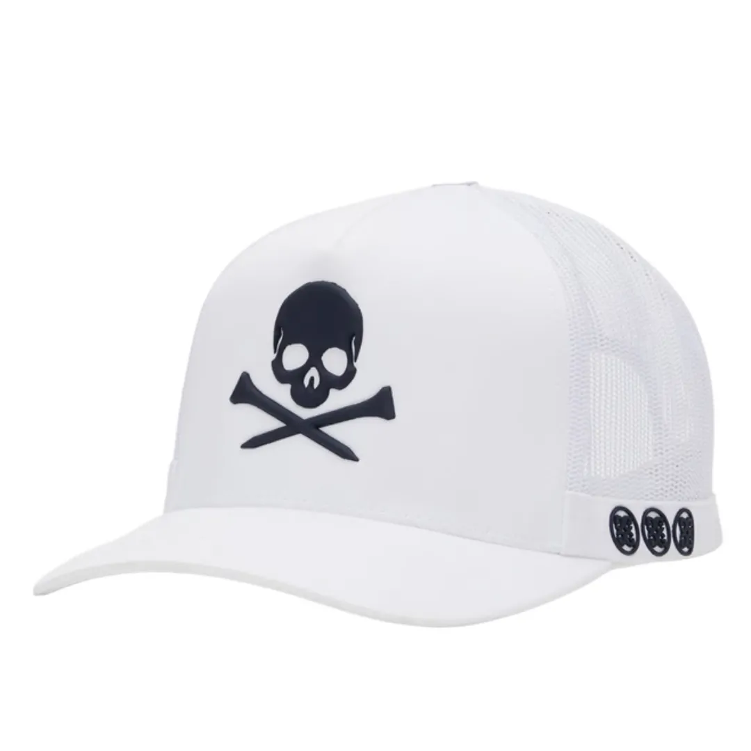 G/FORE Men's Skull & TS Trucker Adjustable Cap